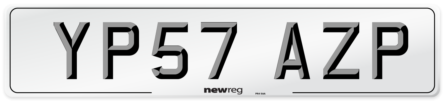 YP57 AZP Number Plate from New Reg